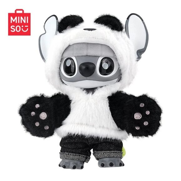*China Exclusive* MINISO Disney Stitch Panda Vinyl Plush - Picture 1 of 4